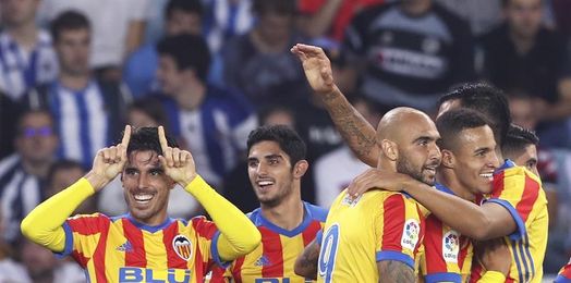 El Valencia ratifica en Anoeta su buen inicio de temporada El Valencia ratifica en Anoeta su buen inicio de temporada