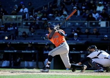 14-3. Correa, McCann y Maybin se combinan para nueve impulsadas 14-3. Correa, McCann y Maybin se combinan para nueve impulsadas
