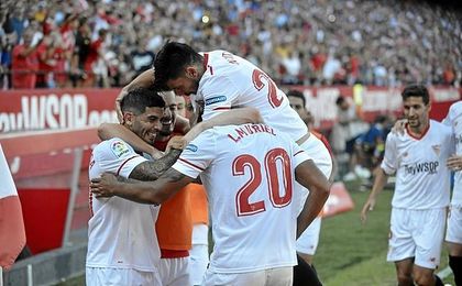 Banega tiró de galones para lanzar el penalti. Banega tiró de galones para lanzar el penalti.