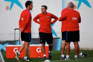 Entrenamiento en familia en la Ciudad Deportiva en el segundo parón Entrenamiento en familia en la Ciudad Deportiva en el segundo parón