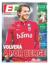 La portada de ESTADIO Deportivo La portada de ESTADIO Deportivo