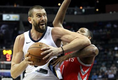 Los Rockets de Harden y Paul dominan a los Grizzlies de Marc Gasol Los Rockets de Harden y Paul dominan a los Grizzlies de Marc Gasol