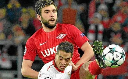 Lance del Spartak-Sevilla. Lance del Spartak-Sevilla.