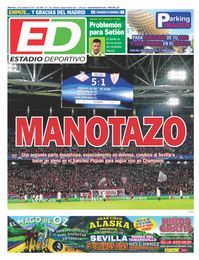 La portada de ESTADIO Deportivo de este miércoles La portada de ESTADIO Deportivo de este miércoles