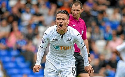 Roque Mesa sólo ha disputado 312 minutos en la Premier League. Roque Mesa sólo ha disputado 312 minutos en la Premier League.