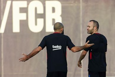 Mascherano y Rakitic, principales novedades para recibir al Málaga Mascherano y Rakitic, principales novedades para recibir al Málaga