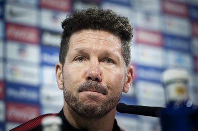 Simeone: "Cuando salimos campeones perdimos con Almería y Levante" Simeone: "Cuando salimos campeones perdimos con Almería y Levante"