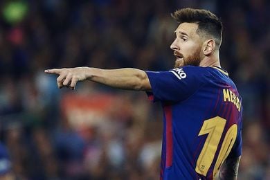 El Barça llega al primer cuarto de la Liga líder, aguantado por Messi El Barça llega al primer cuarto de la Liga líder, aguantado por Messi