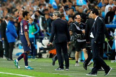 Neymar insinúa que debe investigarse el lanzamiento de objetos en Marsella Neymar insinúa que debe investigarse el lanzamiento de objetos en Marsella