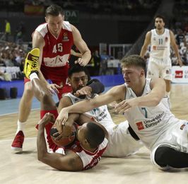 100-90. Doncic vuelve a liderar al Madrid en otra noche mágica 100-90. Doncic vuelve a liderar al Madrid en otra noche mágica