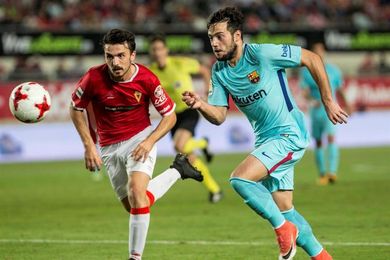 Barcelona, Valencia y Sevilla sentencian; el Málaga se hunde Barcelona, Valencia y Sevilla sentencian; el Málaga se hunde