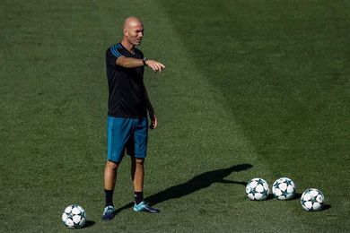 Zidane empieza a preparar la visita a Girona Zidane empieza a preparar la visita a Girona