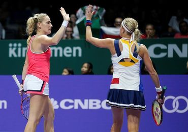 Babos y Hlavackova, campeonas en dobles Babos y Hlavackova, campeonas en dobles
