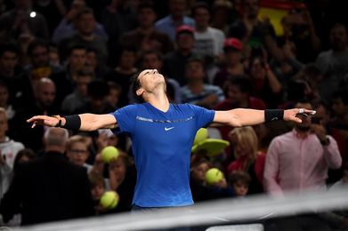 Nadal, triunfo y número uno; Dimitrov, Del Potro y Cilic también avanzan Nadal, triunfo y número uno; Dimitrov, Del Potro y Cilic también avanzan