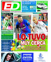 La portada de ESTADIO Deportivo La portada de ESTADIO Deportivo