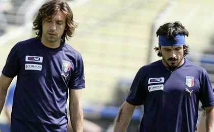 Gattuso: "Fuera del campo Pirlo era un hijo de p..." Gattuso: "Fuera del campo Pirlo era un hijo de p..."