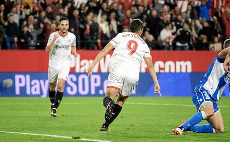 Wissam Ben Yedder hizo ante el Deportivo su decimotercer tanto de la temporada. Wissam Ben Yedder hizo ante el Deportivo su decimotercer tanto de la temporada.