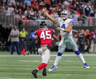 20-17. Deion Jones lidera defensa que mantiene a Falcons en lucha Playoffs 20-17. Deion Jones lidera defensa que mantiene a Falcons en lucha Playoffs