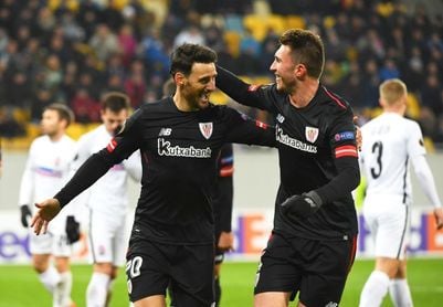 Raúl García y Aduriz, en el once ideal de la sexta jornada de la Liga Europa Raúl García y Aduriz, en el once ideal de la sexta jornada de la Liga Europa
