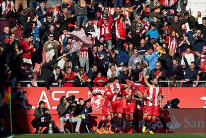 El Girona mejora sus registros defensivos El Girona mejora sus registros defensivos