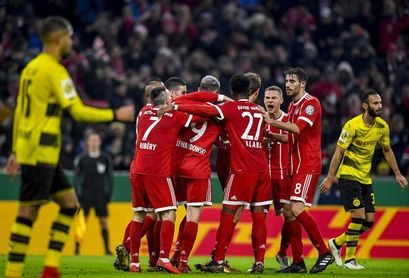 El Bayern vence al Dortmund por 2-1 y está en cuartos de la Copa de Alemania El Bayern vence al Dortmund por 2-1 y está en cuartos de la Copa de Alemania