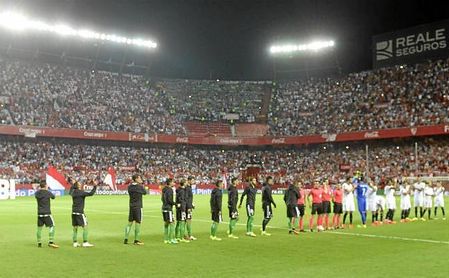 Imagen del derbi Sevilla-Betis de la pasada temporada. Imagen del derbi Sevilla-Betis de la pasada temporada.