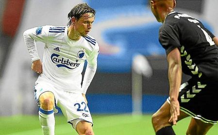 Ankersen, en un partido con el Copenhague. Ankersen, en un partido con el Copenhague.