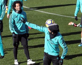 Cristiano vuelve al grupo; Ramos y Varane, listos para jugar Cristiano vuelve al grupo; Ramos y Varane, listos para jugar