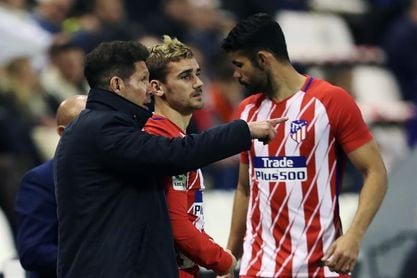 Diego Costa-Griezmann y Zaza-Santi Mina, ataques titulares Diego Costa-Griezmann y Zaza-Santi Mina, ataques titulares