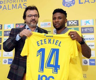 El nigeriano Ezekiel espera brillar en Las Palmas para ir al Mundial de Rusia El nigeriano Ezekiel espera brillar en Las Palmas para ir al Mundial de Rusia