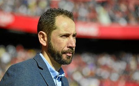 Machín, uno de los técnicos de moda en LaLiga, en el Sánchez-Pizjuán. Machín, uno de los técnicos de moda en LaLiga, en el Sánchez-Pizjuán.