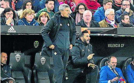 Quique Setién: "Nos quitaron un gol determinante" Quique Setién: "Nos quitaron un gol determinante"