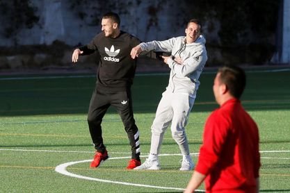 Koke le gana el duelo de entrenadores a Lucas Vázquez Koke le gana el duelo de entrenadores a Lucas Vázquez