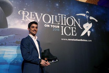 Javier Fernández presenta en Madrid su ´Revolution on Ice´ Javier Fernández presenta en Madrid su ´Revolution on Ice´