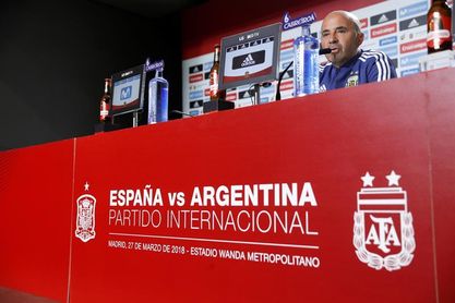 Sampaoli: "Messi está bien para jugar" Sampaoli: "Messi está bien para jugar"