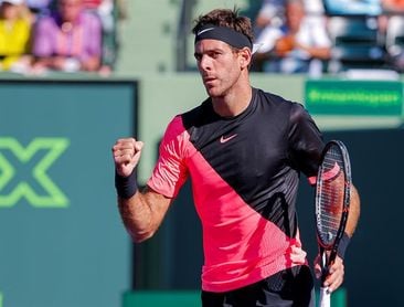 El vendaval Del Potro arrasa con Nishikori y ya está en octavos de Miami El vendaval Del Potro arrasa con Nishikori y ya está en octavos de Miami
