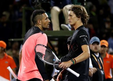Zverev se impone a Kyrgios y buscará el pase a semifinales contra Coric Zverev se impone a Kyrgios y buscará el pase a semifinales contra Coric