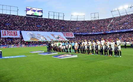 Los jugadores del Sevilla se conjuran para la vuelta Los jugadores del Sevilla se conjuran para la vuelta