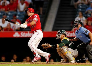 1-11. Trout y Simmons pegan jonrones contra los Vigilantes 1-11. Trout y Simmons pegan jonrones contra los Vigilantes