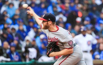 4-1. Strasburg lanza joya y derrota a los Bravos 4-1. Strasburg lanza joya y derrota a los Bravos