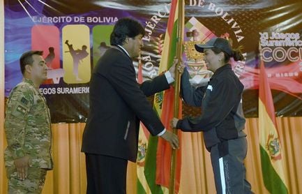 Bolivia presenta un equipo militar que vuelve a competir después de 41 años Bolivia presenta un equipo militar que vuelve a competir después de 41 años