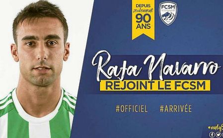Rafa Navarro, nuevo jugador del Sochaux. Rafa Navarro, nuevo jugador del Sochaux.