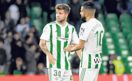 Aitor Ruibal, el día de su debut en Primera, el pasado 10 de diciembre de 2017, ante el Atlético. Aitor Ruibal, el día de su debut en Primera, el pasado 10 de diciembre de 2017, ante el Atlético.