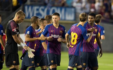 2-2 (5-3). La "cara B" del Barcelona debuta con victoria en los penaltis 2-2 (5-3). La "cara B" del Barcelona debuta con victoria en los penaltis