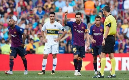 3-0. Malcom, Messi y Rafinha ponen los goles en la fiesta del Gamper 3-0. Malcom, Messi y Rafinha ponen los goles en la fiesta del Gamper