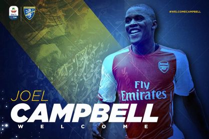 El Frosinone ficha al costarricense Joel Campbell. El Frosinone ficha al costarricense Joel Campbell.