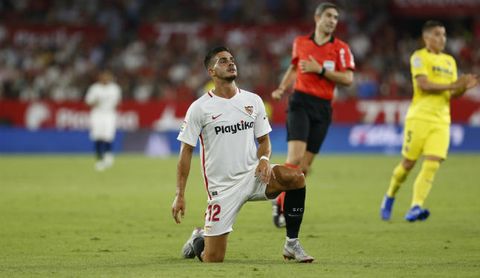 André Silva, en un partido con el Sevilla. André Silva, en un partido con el Sevilla.