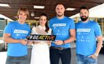 Almudena Cid, Víctor Gutiérrez, Santacana y Galindo, en la Semana Europea Deporte