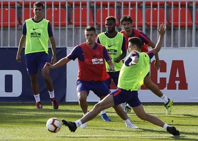 Rodrigo y Gelson vuelven a los entrenamientos del Atlético Rodrigo y Gelson vuelven a los entrenamientos del Atlético