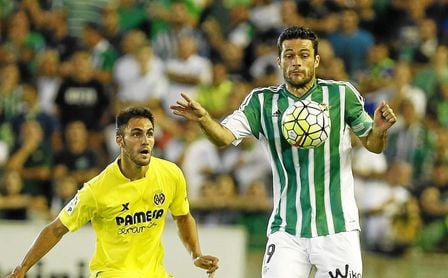Jorge Molina: "Pegué un bote con el gol de Joaquín" Jorge Molina: "Pegué un bote con el gol de Joaquín"